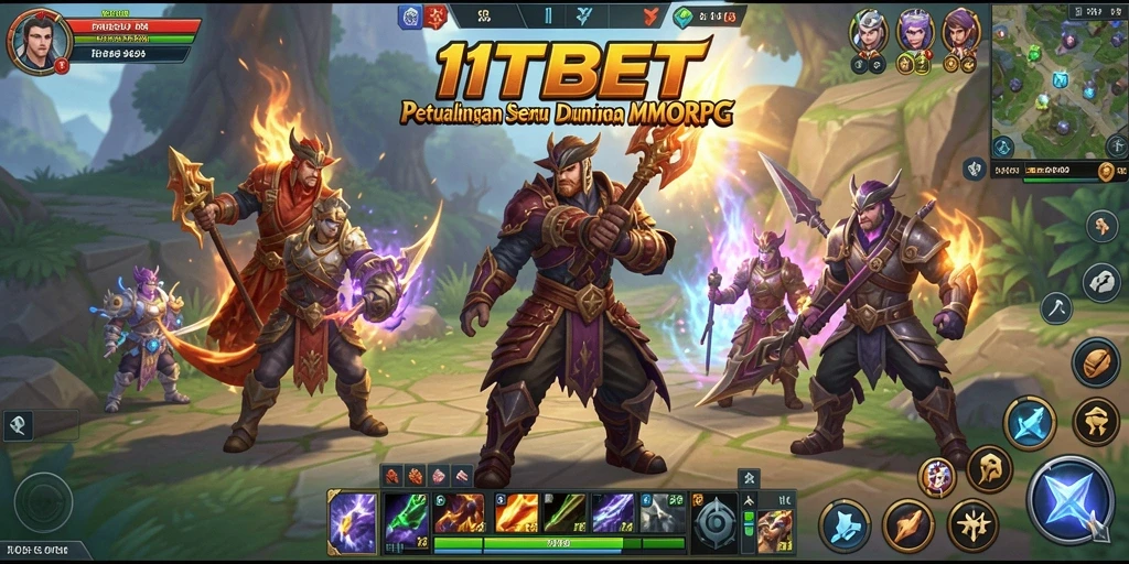 Tampilan gameplay dari 11TBET dengan aksi pertempuran seru.