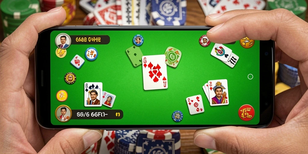 Tampilan gameplay Gaple yang seru dan interaktif di 666FF.