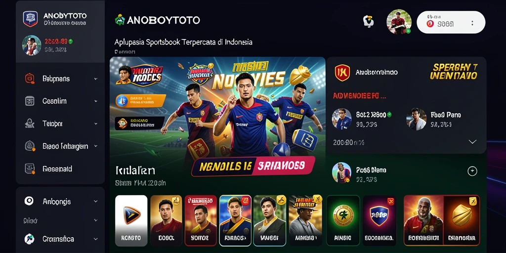 Tampilan antarmuka ANOBOYTOTO saat bermain sportsbook yang menyenangkan.