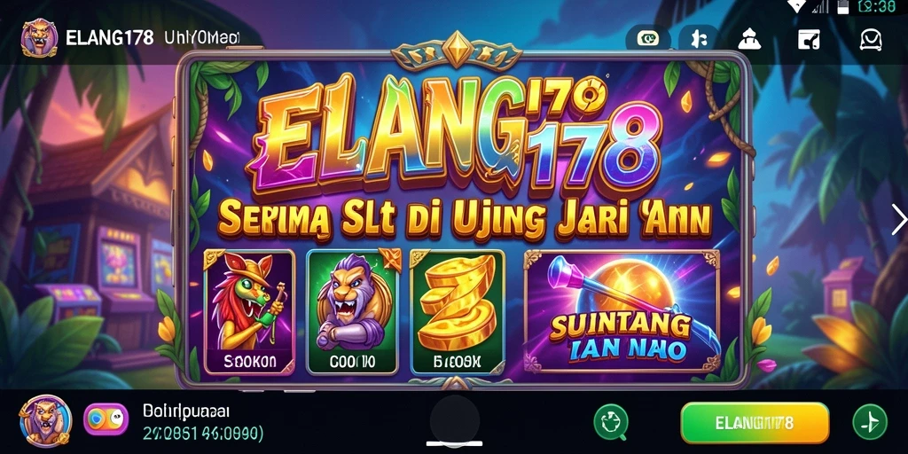 Tampilan gameplay menakjubkan dari ELANG178 dengan fitur Slot yang menarik.