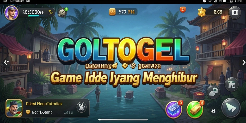 Tampilan gameplay GOLTOGEL yang seru dan interaktif.