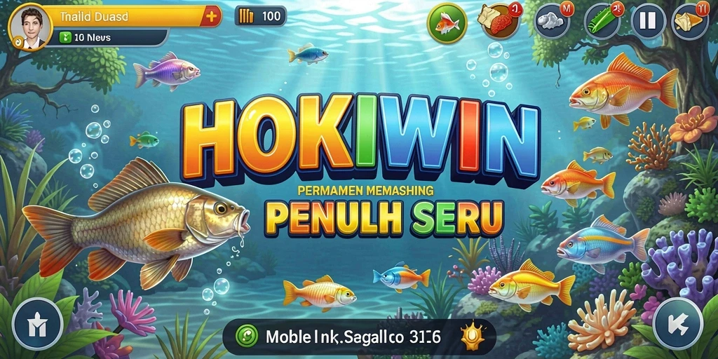 Tangkapan ikan yang memukau dalam HOKIWIN.