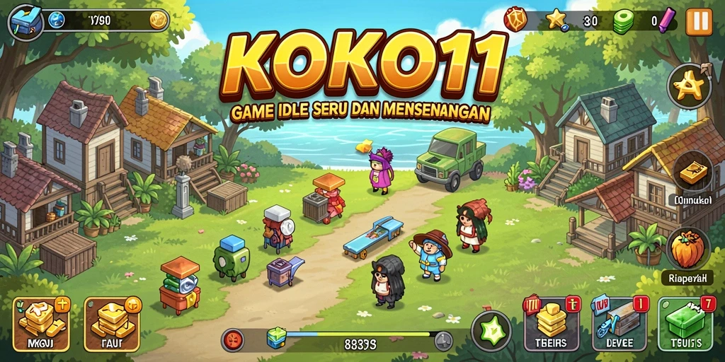 Tampilan gameplay KOKO11 yang menarik dan menyenangkan.