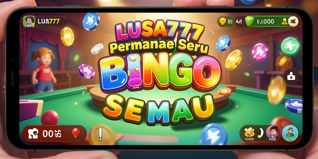 Tampilan gameplay Bingo yang menarik dan interaktif di LUSA777.