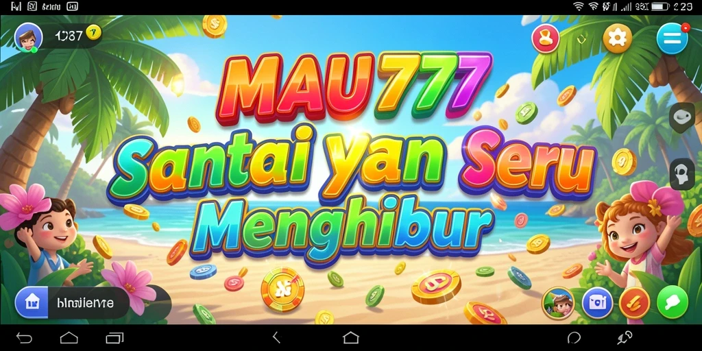 Tampilan gameplay menarik di MAU777 dengan grafis penuh warna.