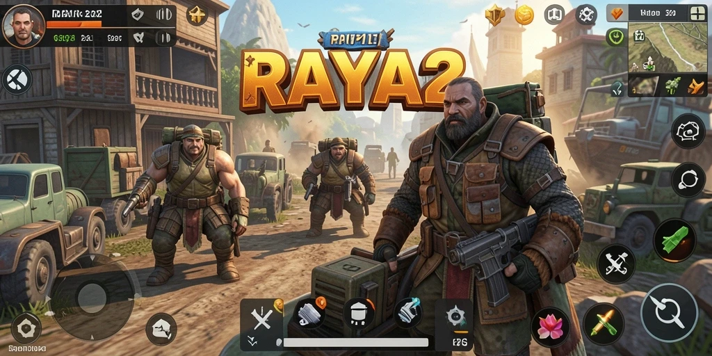 Tampilan gameplay RAYA22 yang menampilkan manajemen bisnis Tycoon.