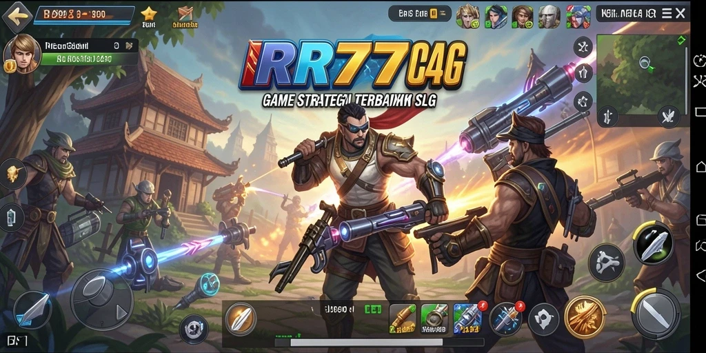Screenshot utama gameplay SLG yang menegangkan dan mendebarkan.