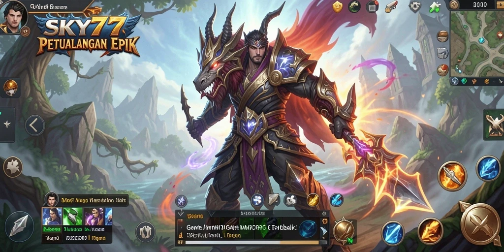 Gameplay <strong>SKY77</strong> yang seru dan menantang di dunia fantasi.