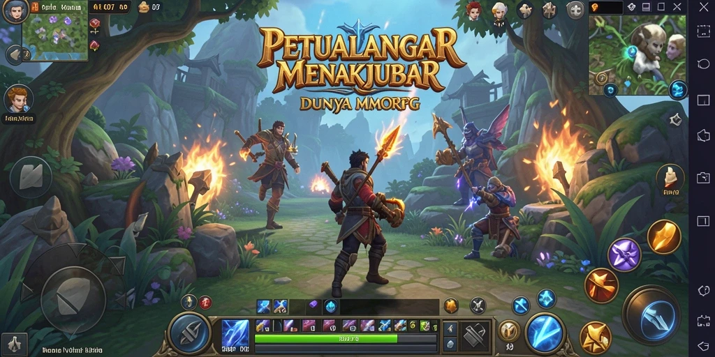 Tampilan gameplay menakjubkan dari V07 yang penuh petualangan.